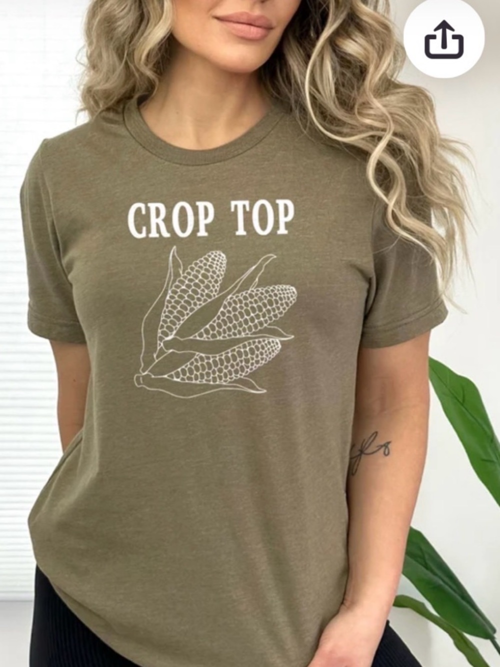 Crop Top Farm Girl Tee